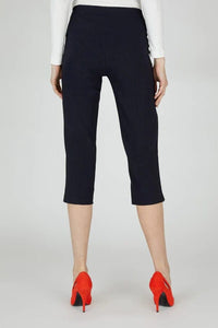 Marie Capri Trouser in Navy Trousers Robell 