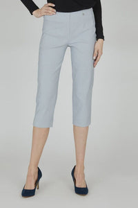Marie Capri Trouser in Pearl Grey Trousers Robell 