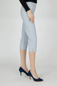 Marie Capri Trouser in Pearl Grey Trousers Robell 