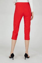 Load image into Gallery viewer, Marie Capri Trouser in Tomato Red Trousers Robell 

