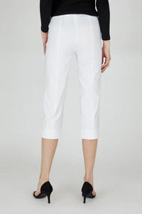 Marie Capri Trouser in White Trousers Robell 