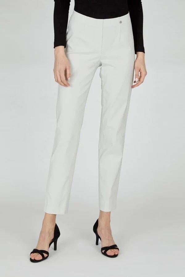Marie Slim Fit Trouser in Cream (78cm) Trousers Robell 