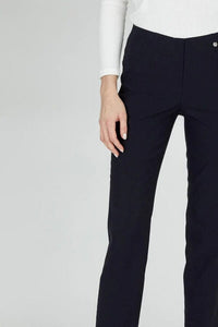 Marie Slim Fit Trouser in Navy Trousers Robell 