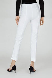 Marie Slim Fit Trouser in White (78cm) Trousers Robell 
