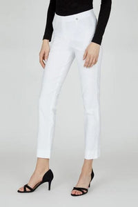 Marie Slim Fit Trouser in White (78cm) Trousers Robell 