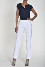 Load image into Gallery viewer, Marie Stretch Trouser in White Trousers Robell 

