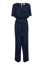 Load image into Gallery viewer, Marrakech Jumpsuit in Total Eclipse Blue Jumpsuit Ichi 
