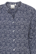 Load image into Gallery viewer, Marrakech Shirt in Total Eclipse Dot Blue Shirt Ichi 
