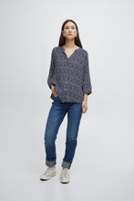 Load image into Gallery viewer, Marrakech Shirt in Total Eclipse Dot Blue Shirt Ichi 

