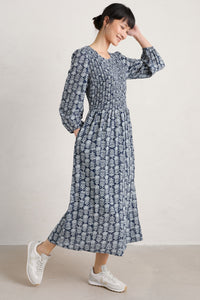 Meadowsweet Dress in Lace Stems Maritime Dress Seasalt 