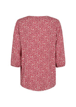 Load image into Gallery viewer, Molly 3/4 Sleeve Blouse in Berry Combi Blouse Soyaconcept 
