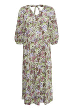 Load image into Gallery viewer, Mulan 3/4 Sleeve Dress in Olive Night Dress Ichi 
