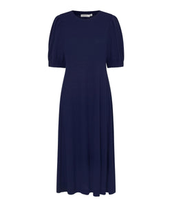 Nalan 3/4 sleeve Dress in Maritime Blue - Renaissance Boutiques Ireland