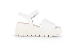 Nappa Nava Sandals in Light White Footwear Gabor 