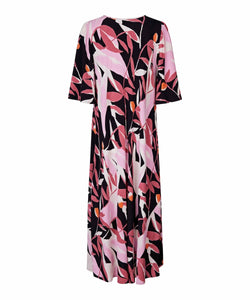 Nenina Wing sleeve Dress in Begonia Pink Dress Masai 