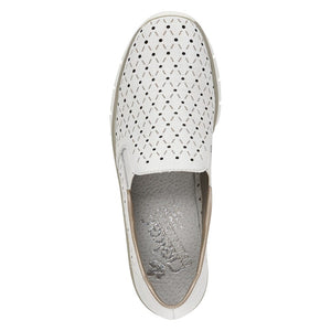 Newark Slip-on Shoe in White Footwear Rieker 