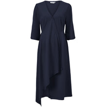 Load image into Gallery viewer, Nikis V Neck Dress in Navy Dress Masai 
