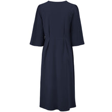 Load image into Gallery viewer, Nikis V Neck Dress in Navy Dress Masai 

