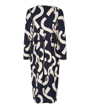 Load image into Gallery viewer, Nilana Long sleeve Dress in Navy Dress Masai 
