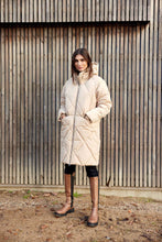 Load image into Gallery viewer, Nina Puff Jacket with Hood in Beige Coat Soyaconcept 
