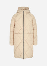 Load image into Gallery viewer, Nina Puff Jacket with Hood in Beige Coat Soyaconcept 
