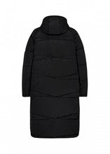 Load image into Gallery viewer, Nina Puff with Diagonal Pattern Jacket in Black Jacket Soyaconcept 
