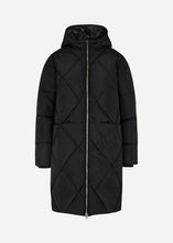 Load image into Gallery viewer, Nina Puff with Hood Jacket in Black Coat Soyaconcept 
