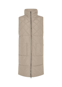 Nina Waistcoat in Sand Coat Soyaconcept 