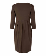 Load image into Gallery viewer, Noma 3/4 Sleeve Tight Dress in Coffee Bean Dress Masai 
