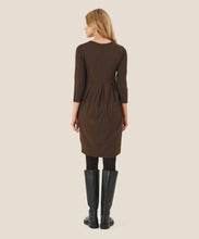 Load image into Gallery viewer, Noma 3/4 Sleeve Tight Dress in Coffee Bean Dress Masai 
