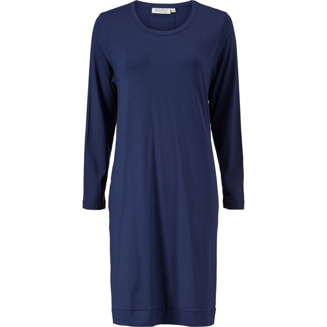 Nopi Long sleeve Dress in Medieval blue Dress Masai 