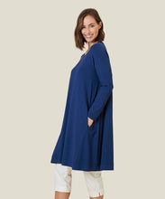 Load image into Gallery viewer, Nopi Long sleeve Dress in Medieval blue Dress Masai 
