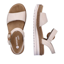 Load image into Gallery viewer, Odeon Sandal with Soft Velour Lining in Porcelain Sandal Remonte 
