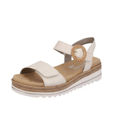 Load image into Gallery viewer, Odeon Sandal with Soft Velour Lining in Porcelain Sandal Remonte 
