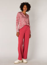 Load image into Gallery viewer, Olize Essential Long Sleeve in Red Multi Combi Top Yest 
