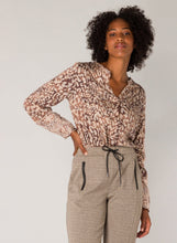 Load image into Gallery viewer, Olize Essential Top in Chocolate Multi Color Top Yest 
