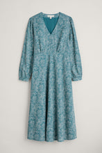Load image into Gallery viewer, Packet Quays Long Sleeve Dress in Blue Green Dress Seasalt 
