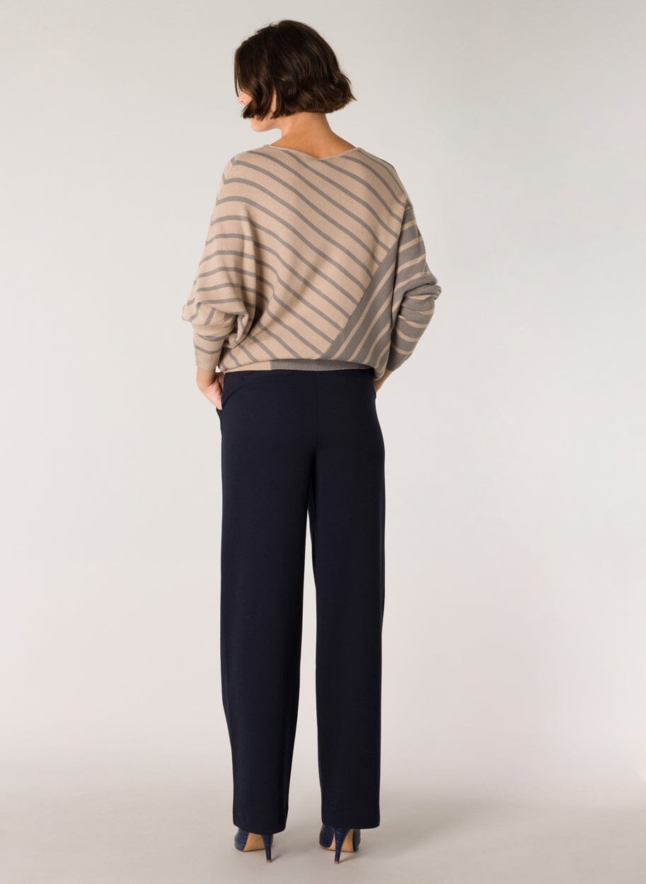 Paloma Essential Trousers in Dark Navy Trousers Yest 