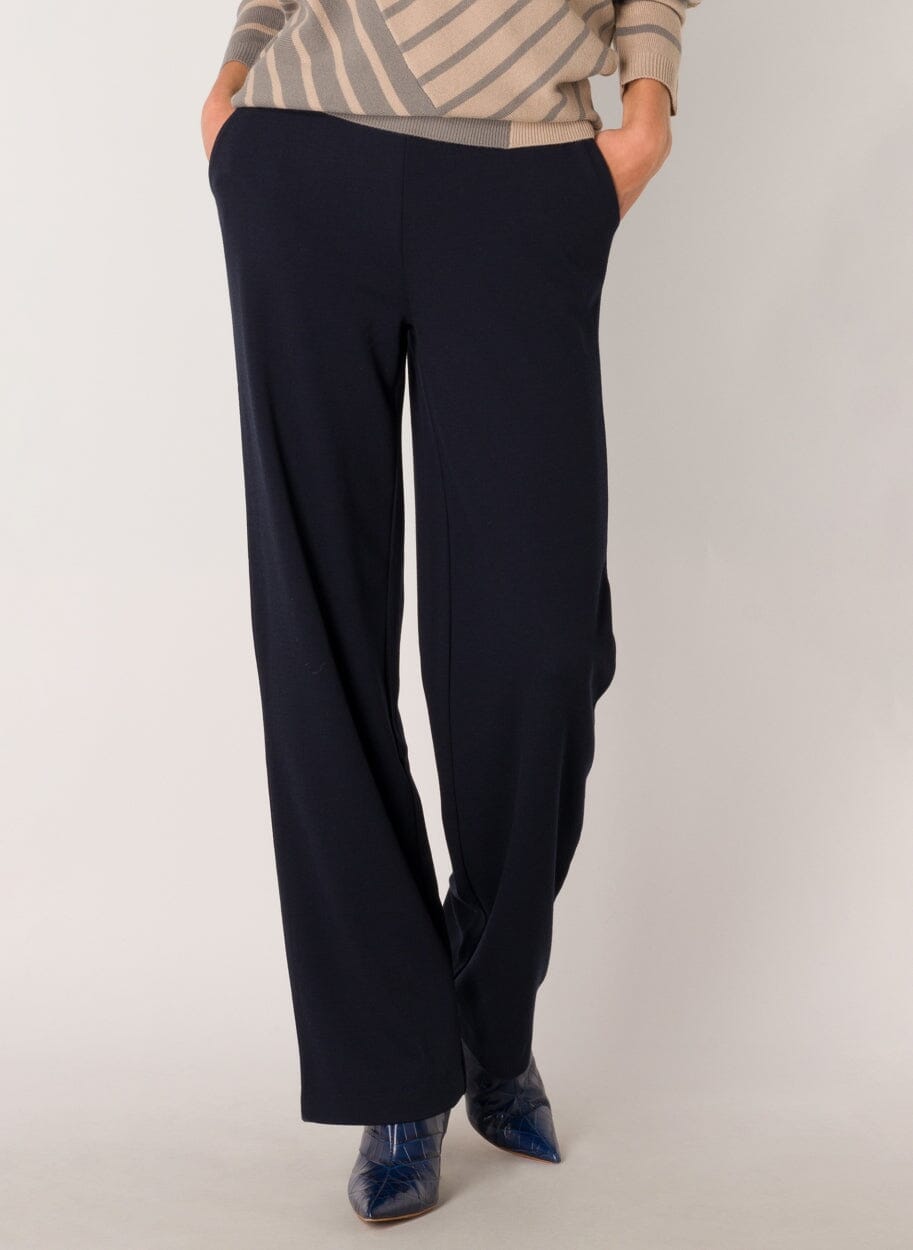 Paloma Essential Trousers in Dark Navy Trousers Yest 