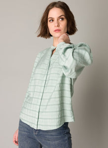 Pippa Top in Pastel Green Top Yest 