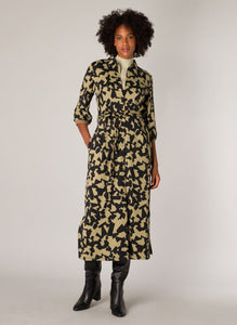 Puck Dress in Army Black Dress Yest 
