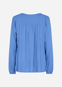 Radia Blouse in Bright Blue Blouse Soyaconcept 