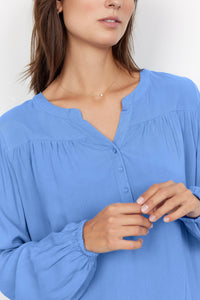 Radia Blouse in Bright Blue Blouse Soyaconcept 