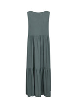 Load image into Gallery viewer, Radia Midi Dress in Shadow Green Dress Soyaconcept 
