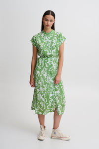 Regine Dress in Greenbiar Dress Ichi 