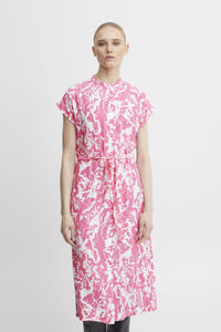 Regine Dress in Super Pink Dress Ichi 