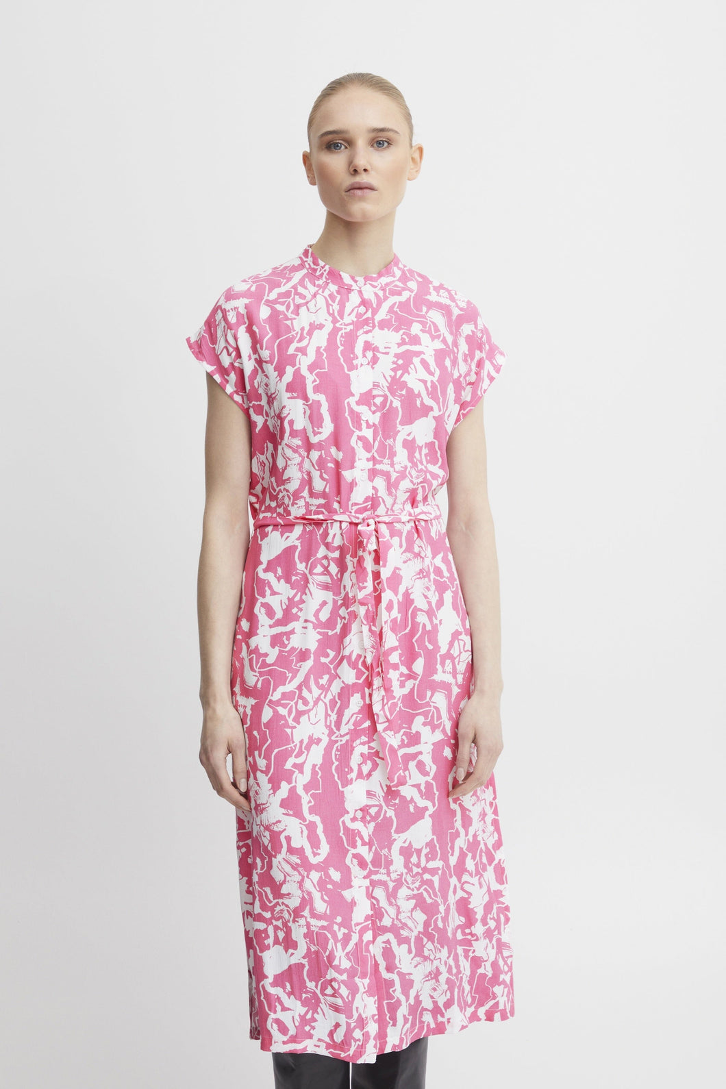 Regine Dress in Super Pink Dress Ichi 