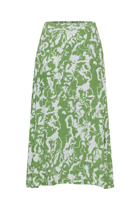 Regine Skirt in Greenbiar Skirt Ichi 