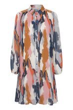 Load image into Gallery viewer, Rilly Dress in Heather Rose Multicolor Dress Ichi 
