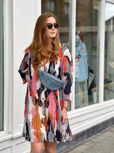 Load image into Gallery viewer, Rilly Dress in Heather Rose Multicolor Dress Ichi 
